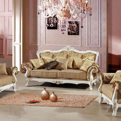 典雅与实用的融合 高升-川豪家具“思捷”欧式实木布艺组合沙发评析